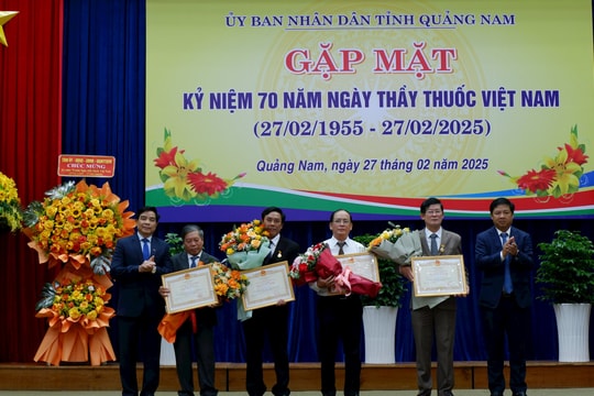 Tôn vinh người làm ngành y tế Quảng Nam