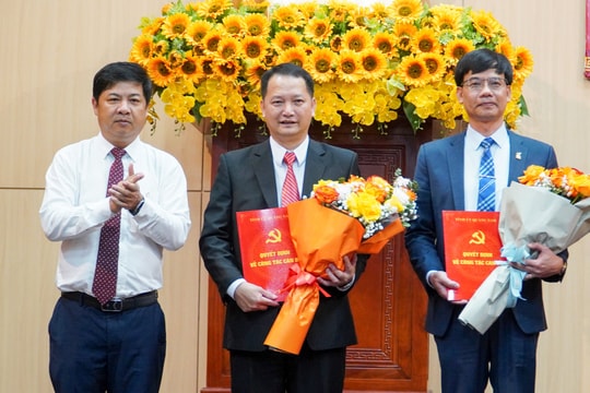 Điều động, bổ nhiệm hai Phó Trưởng ban Tổ chức Tỉnh ủy Quảng Nam