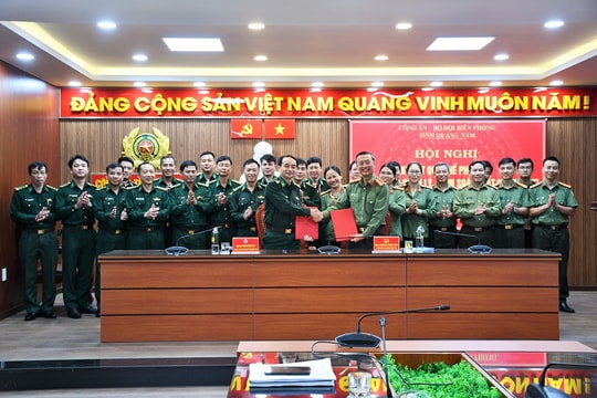 Công an và Bộ đội Biên phòng Quảng Nam ký kết Quy chế phối hợp