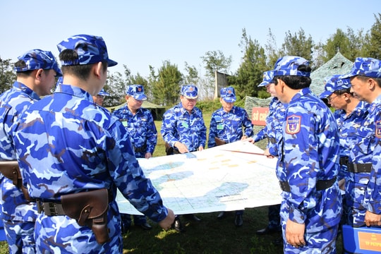 Bộ Tư lệnh Vùng Cảnh sát biển 2 luyện tập chuyển trạng thái sẵn sàng chiến đấu