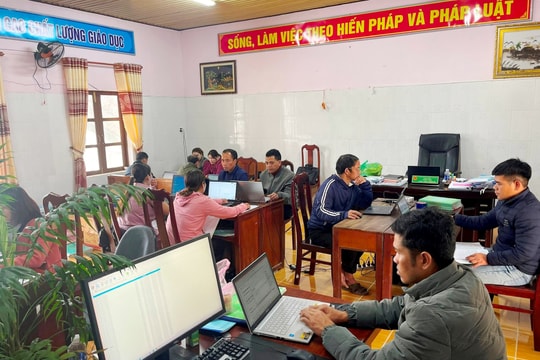 Tây Giang hoàn thành số hóa dữ liệu hộ tịch