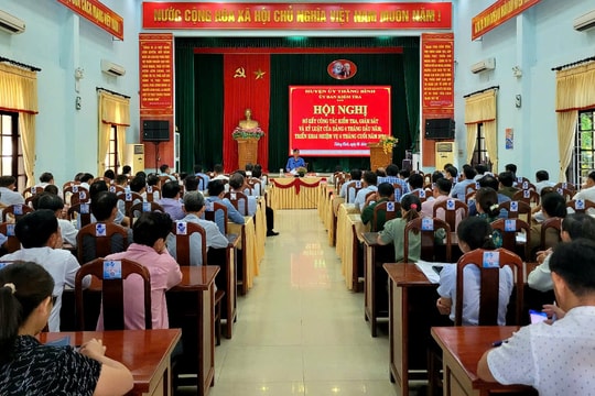 Thăng Bình chú trọng kiểm tra, giám sát