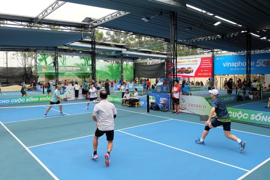 Hơn 250 vận động viên tham dự Giải Pickleball tranh Cúp Trimico 2025