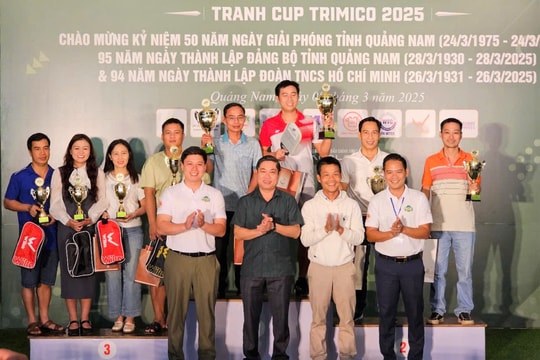 Bế mạc giải Pickleball Tỉnh đoàn Quảng Nam tranh Cúp Trimico 2025