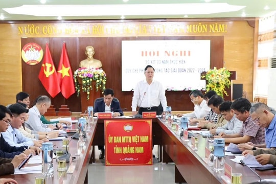 Mặt trận Quảng Nam xây dựng chính quyền từ giám sát, phản biện xã hội