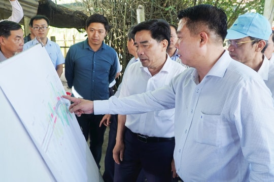 Đẩy nhanh tiến độ giải phóng mặt bằng để hoàn thành sớm dự án nâng cấp quốc lộ 14E