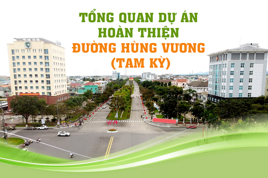 [Infographic] - Đường Hùng Vương (TP.Tam Kỳ) khi hoàn thiện sẽ ra sao?