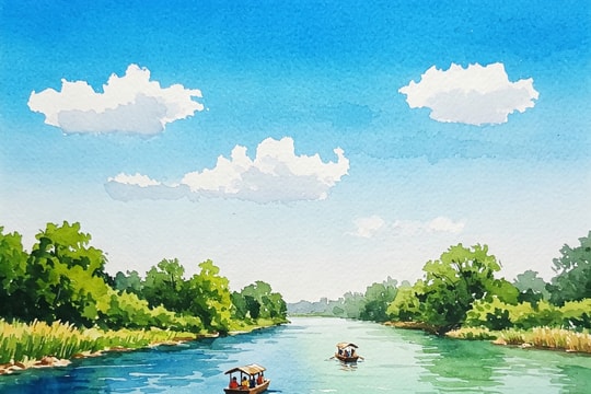 Qua cầu Giao Thủy