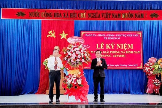 Xã Bình Nam (Thăng Bình) kỷ niệm 50 năm giải phóng quê hương