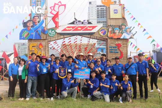 Hơn 1.000 đoàn viên, thanh niên tham gia hội trại "50 năm - Tự hào tuổi trẻ thành phố anh hùng"
