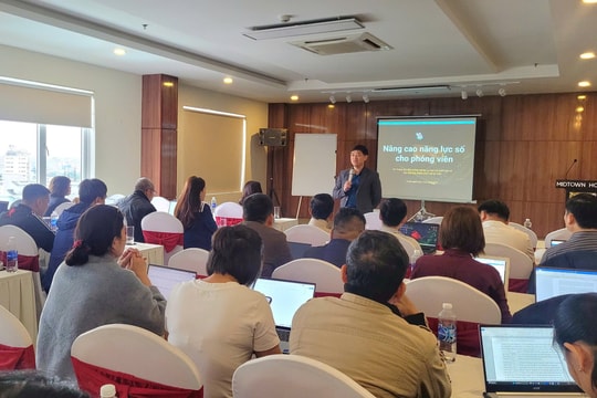 Hội Nhà báo Việt Nam tập huấn nâng cao năng lực số cho phóng viên