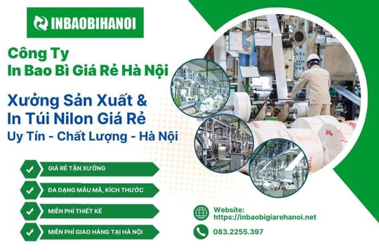 Công ty in bao bì Hà Nội Chuyên sản xuất, in túi nilon giá rẻ chất lượng tại Hà Nội