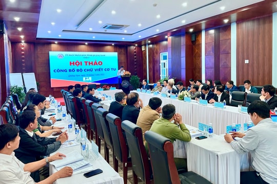 Quảng Nam tổ chức hội thảo công bố bộ chữ viết Cơ Tu