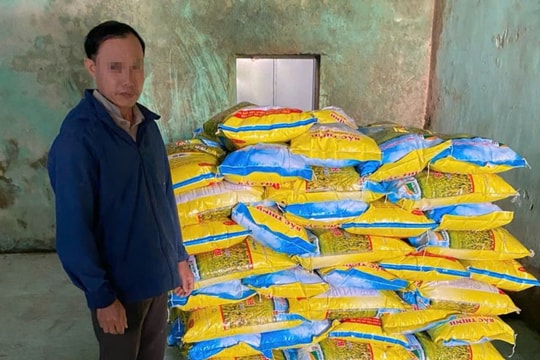 Công an Quảng Nam khởi tố đối tượng sản xuất gần 5,5 tấn lúa giống giả