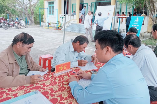 Thăng Bình hoàn thành lấy ý kiến về kết quả xây dựng xã nông thôn mới nâng cao