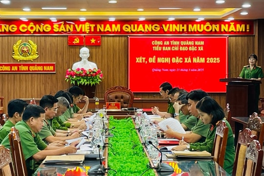 Công an Quảng Nam thống nhất 28 trường hợp đủ điều kiện đề nghị đặc xá