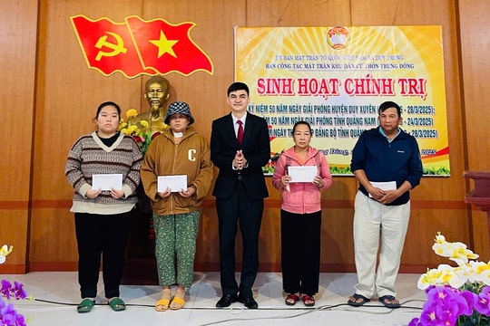 Duy Xuyên tổ chức đợt sinh hoạt chính trị kỷ niệm 50 năm Ngày giải phóng quê hương