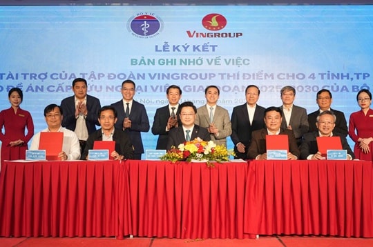 Vingroup tài trợ 1.000 tỷ đồng cho 'Đề án cấp cứu ngoại viện cấp quốc gia'