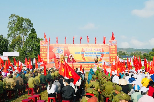 Xã Duy Sơn tổ chức Lễ kỷ niệm 50 năm Ngày giải phóng huyện Duy Xuyên