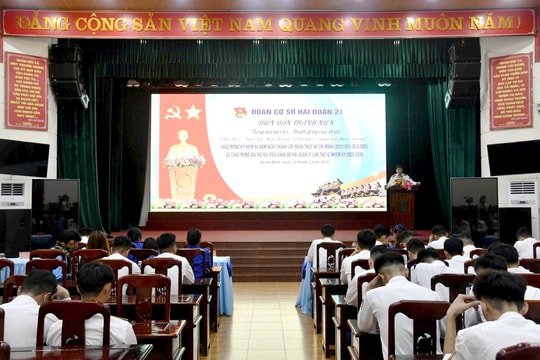 Hải đoàn 21 tổ chức nhiều hoạt động ý nghĩa trong Tháng Thanh niên