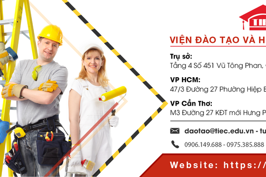 Khóa huấn luyện An toàn lao động dành cho nhóm 4 của Viện đào tạo và Hợp tác Giáo dục