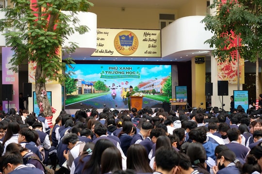 “Phủ Xanh Trường Học giúp các em học sinh hiểu được ý nghĩa của việc chung tay bảo vệ môi trường”