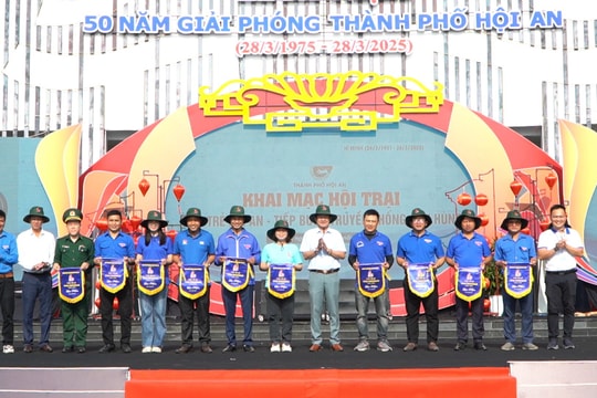 Khai mạc hội trại chào mừng kỷ niệm 50 năm giải phóng Hội An
