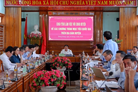 Đông Giang khẩn trương hoàn thành phân bổ vốn các chương trình mục tiêu quốc gia