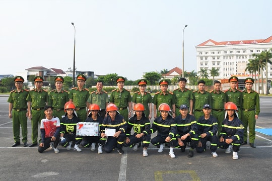 Đội tuyển phòng cháy chữa cháy và cứu nạn cứu hộ Quảng Nam sẵn sàng tranh tài tại hội thi nghiệp vụ toàn quốc