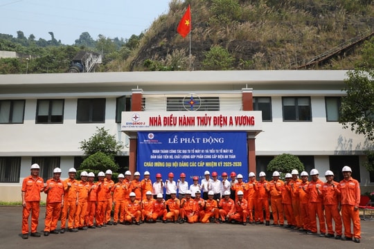 Phát động thi đua hoàn thành sửa chữa 2 tổ máy tại Nhà máy thủy điện A Vương