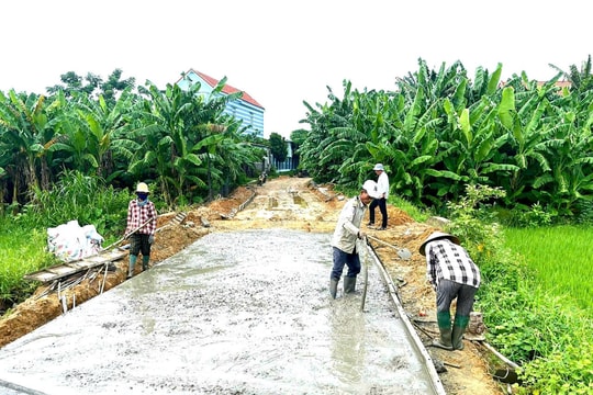 Quế Sơn ưu tiên nguồn lực xây dựng hạ tầng nông thôn