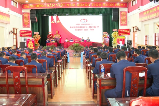 Đảng bộ Hải đoàn 21 tổ chức Đại hội lần thứ IV