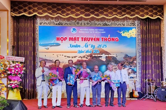 Hội đồng hương huyện Núi Thành tại TP.Hồ Chí Minh quan tâm hướng về quê nhà