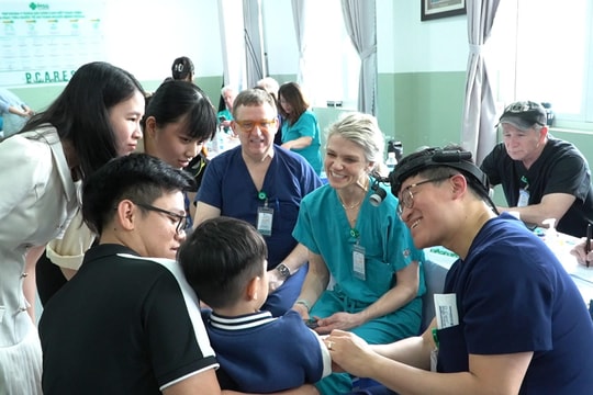 55 trẻ được phẫu thuật từ thiện "Vì nụ cười trẻ thơ"