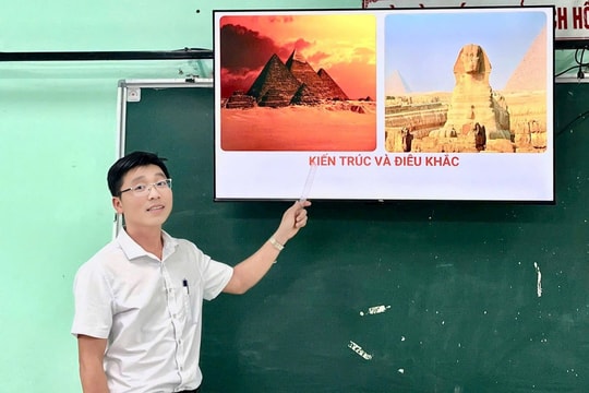 Thầy giáo Hậu truyền cảm hứng sáng tạo cho lớp trẻ