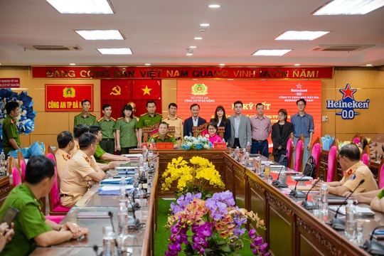 HEINEKEN Việt Nam ký biên bản ghi nhớ cùng Công an Thành phố Đà Nẵng thúc đẩy văn hóa “Uống có trách nhiệm”