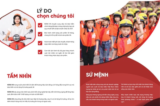Nora - Đơn vị cung cấp mũ bảo hiểm in logo uy tín tại TP. Hồ Chí Minh