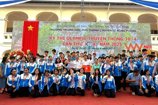 Học sinh trường chuyên Quảng Nam giành 105 huy chương tại kỳ thi Olympic truyền thống 30/4