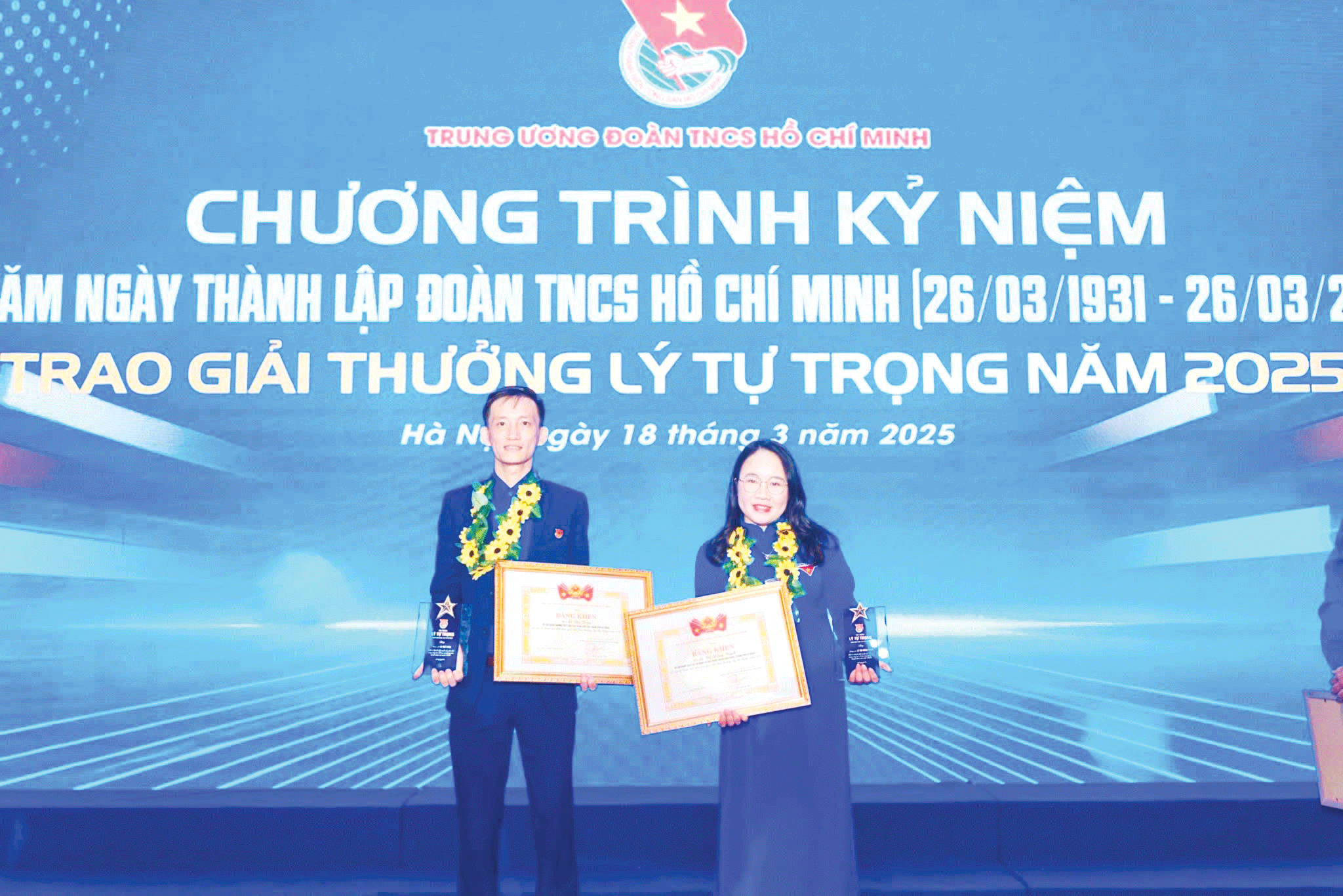 Hai gương mặt nổi bật nhận giải thưởng Lý Tự Trọng năm 2025