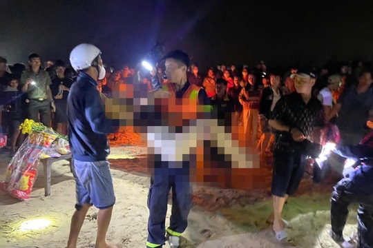 Một thiếu niên tử vong do đuối nước tại bãi biển Bình Minh