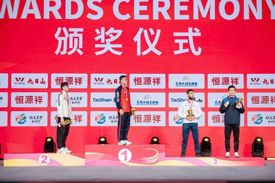 Vận động viên Quảng Nam Huỳnh Đỗ Đạt giành huy chương vàng Wushu thế giới năm 2025