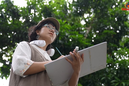 [VIDEO] - Tam Kỳ mùa hoa sưa qua tranh ký họa