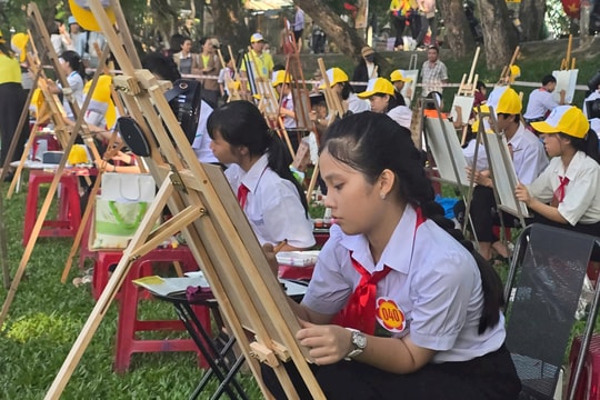 Vẻ đẹp vùng đất Tam Kỳ qua nét vẽ của học sinh