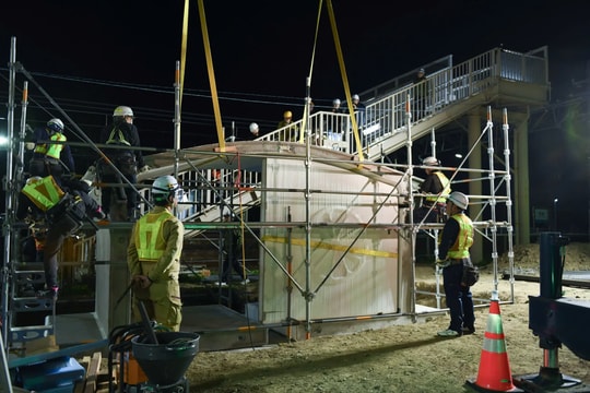 Nhật Bản xây nhà ga xe lửa bằng in 3D