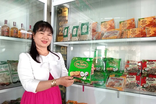 Hội Nông dân Quế Sơn khai trương cửa hàng sản phẩm OCOP tại thị trấn Hương An