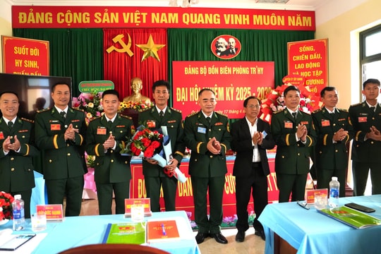 Đại hội Đảng bộ Đồn Biên phòng Tr’Hy nhiệm kỳ 2025 - 2030