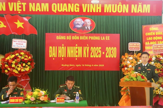 Các tổ chức đảng thuộc Đảng bộ Bộ đội Biên phòng Quảng Nam tổ chức đại hội