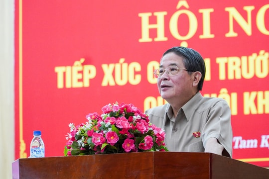 Cử tri TP.Tam Kỳ quan tâm chủ trương sắp xếp đơn vị hành chính