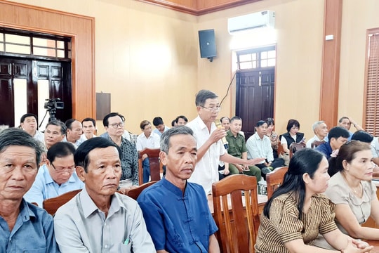 Đoàn đại biểu Quốc hội tỉnh Quảng Nam tiếp xúc cử tri Đại Lộc