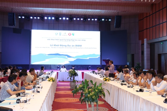 Hơn 18 tỷ đồng thực hiện dự án giảm thiểu ô nhiễm và duy trì dòng chảy môi trường sông Vu Gia - Thu Bồn và vùng biển ven bờ